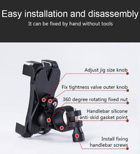 Cradle clamp bike phone mount