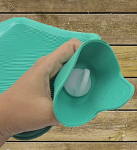 Hot water bag with cover for hand, feet, and pain relief