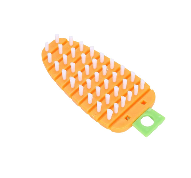 Vegetable Scrubbing Brush, Vegetable Scrubber Nonâ€‘Toxic Fruit Brush Carrot Shape Vegetable Brush for Potato for Vegetable