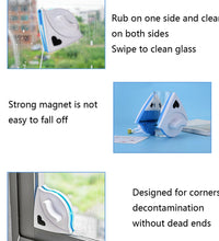 Window squeegee with magnetic feature.