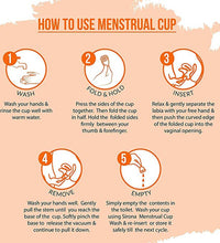 Reusable menstrual cup, comfortable and eco-friendly for women