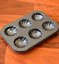 6 slot non-stick baking mold tray