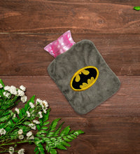 Batman hot water bag with cover, suitable for cramps and pain