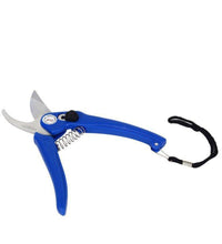 Stainless steel garden scissors with ergonomic handle for comfort