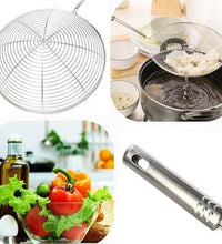 Durable oil strainer for efficient frying and draining