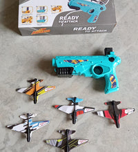 Outdoor airplane gun toy