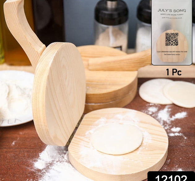 Small Wooden Dumpling Press Tool Tortilla Press Dough Dumpling