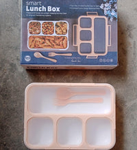 Leak-proof box with multiple compartments