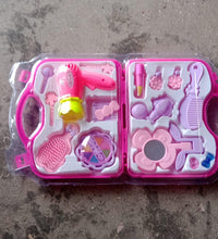 Makeup kit with foldable case for kids