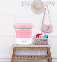 Foldable mini washing machine, easy to store and use