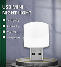 Small plug-in LED lamp for night use with PC and laptop