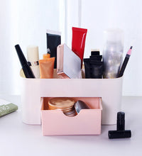 Versatile makeup box with compartments for easy organization of beauty items