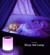 LED night lamp with touch controls and Bluetooth speake