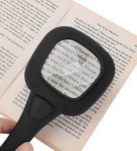 LED magnifying glass for coins and jewelry