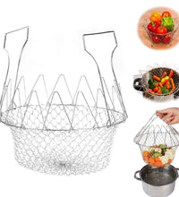 Foldable kitchen strainer