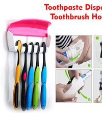 Toothpaste and brush holder set