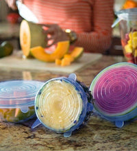 Reusable silicone covers for bowls