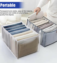 Clothes organizer with multiple compartments