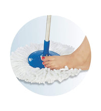 Easy-use rotating mop with stainless pole