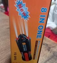 Screwdriver kit with LED torch and bit set