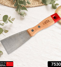 Soft rubber handle putty knives