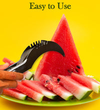 Watermelon and cantaloupe slicer, stainless steel kitchen gadget