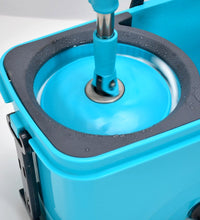 Easy spin mop for quick floor cleaning