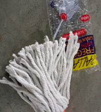 Mop head designed for cleaning dusty and wet floors.