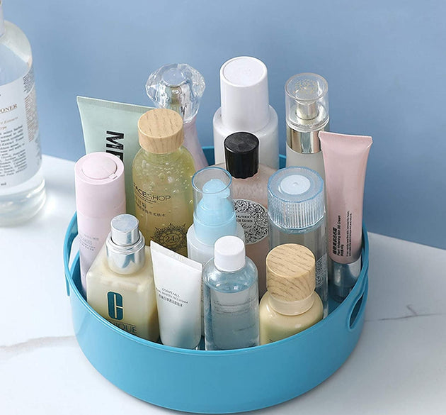 Multi-function rotating tray for organizing items