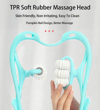 Neck and shoulder massager with easy-to-use interface