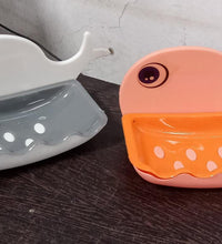 Fish-shaped wall soap holder, double layer, waterproof design