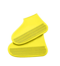 Anti-skid silicone shoe covers for rain and biking