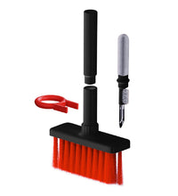 Keyboard cleaning tools with dusters and puller