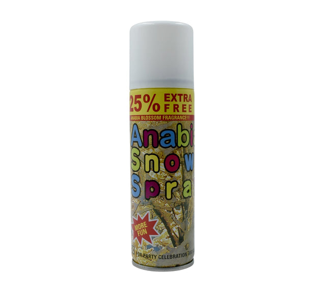 Party snow spray for fun at parties and official gatherings.