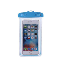 Mobile water protector cover, keeps phone safe and dry in wet conditions.