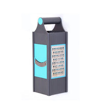 Versatile plastic grater with multiple functions for vegetables and fruits