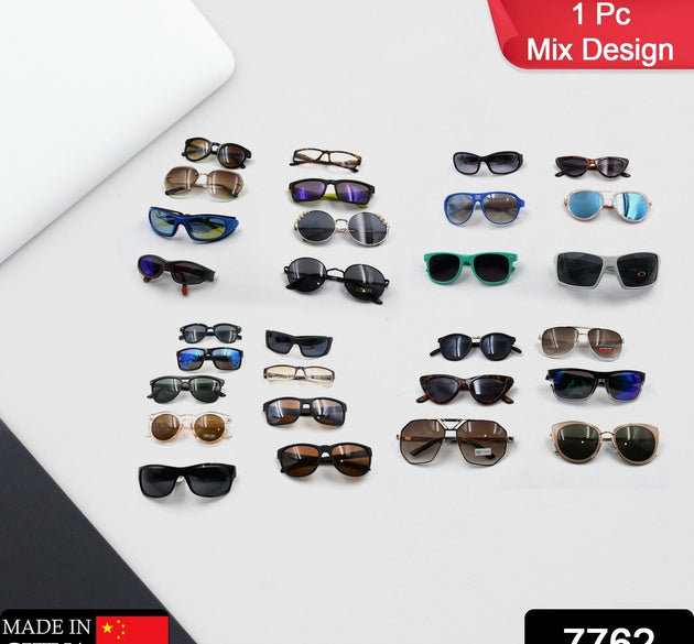 Mixed design sunglasses for UV protection.