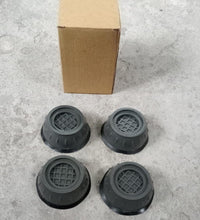 Machine leveling anti-walk pads, shock-absorbing base