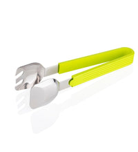 Multi-purpose salad tongs for easy food serving and grabbing in kitchen.