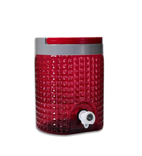 Stylish plastic jug with diamond cut pattern