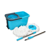 Plastic spin mop with big bucket