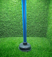 Plunger with sturdy handle, designed for toilet clogs