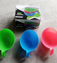 Plastic food strainer and bowl set, durable and functional