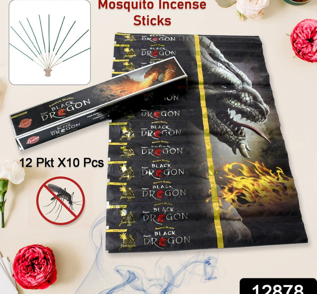 Mosquito Agarbatti Stick Herbal Mosquito Agarbatti 1 Box ( 12 Packet / 120 Sticks ) ( Incense Stick )