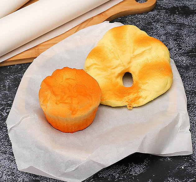 Roll of non-stick baking paper for microwave and oven.