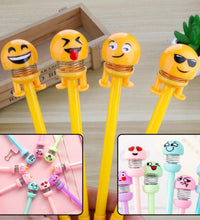 Fun emoji pencil and pen set for creative writing and drawing