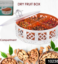 Multipurpose Silver Dry Fruit Storage Box with Dividers