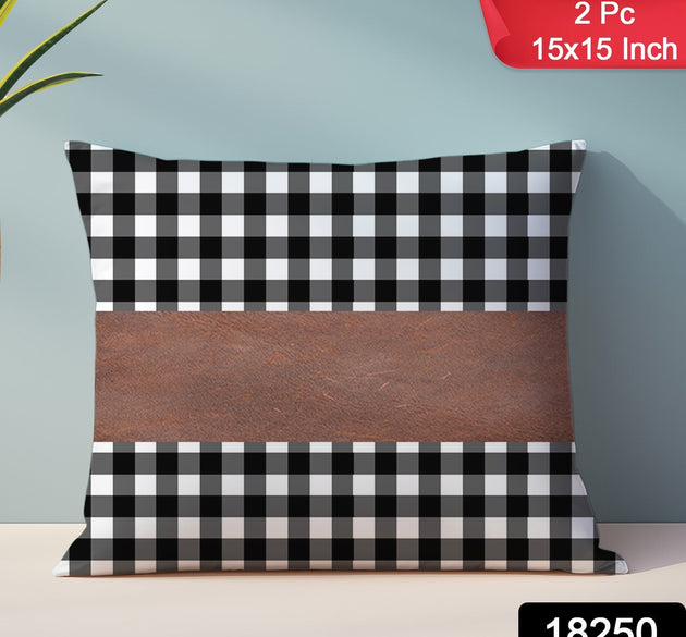 cheks design pillow cover