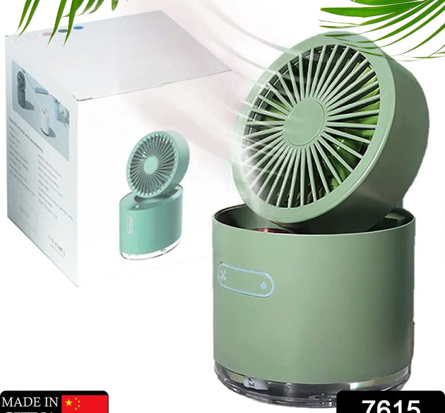 Mini Desktop Cooling Fan with Humidifier Spray