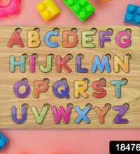 TOP BRIGHT Wooden ABC & Shape Learning Puzzle